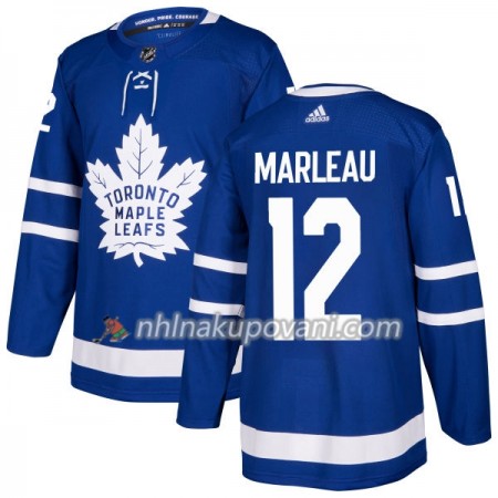 Toronto Maple Leafs Dresy Patrick Marleau 12 Adidas 2017-2018 Modrá Authentic - Pánské